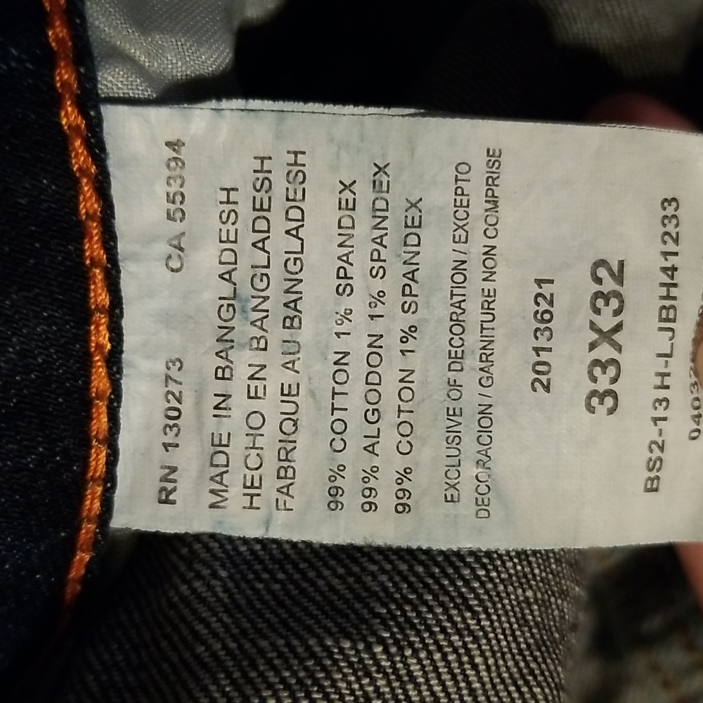 Men's Lee Jeans size 33x32 - Picture 3 of 5